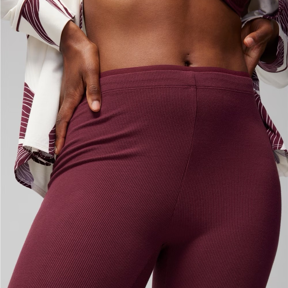 Soma Cool Nights + Days Ribbed Leggings Size S